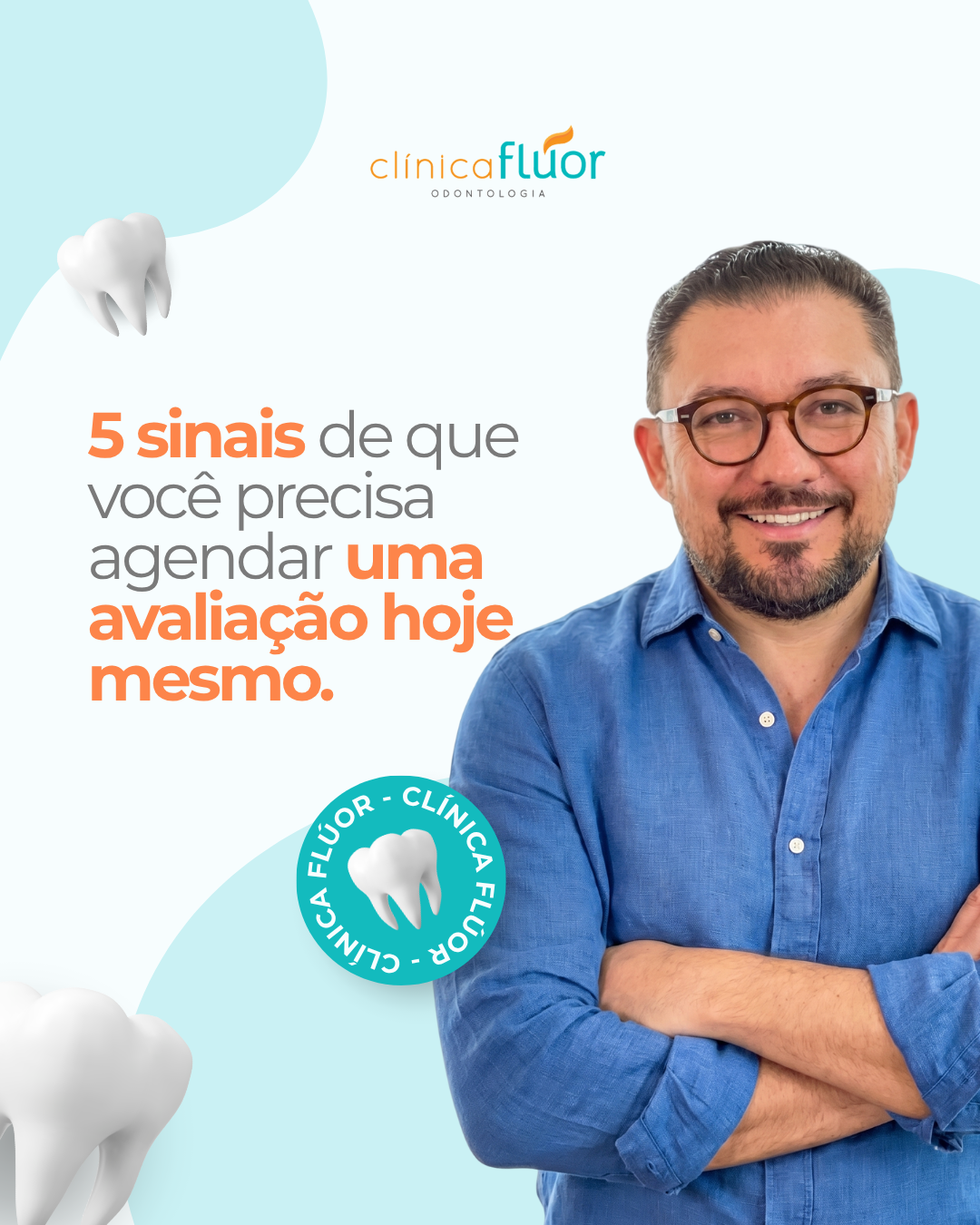 Carrossel Clinica Flúor — lâmina 1