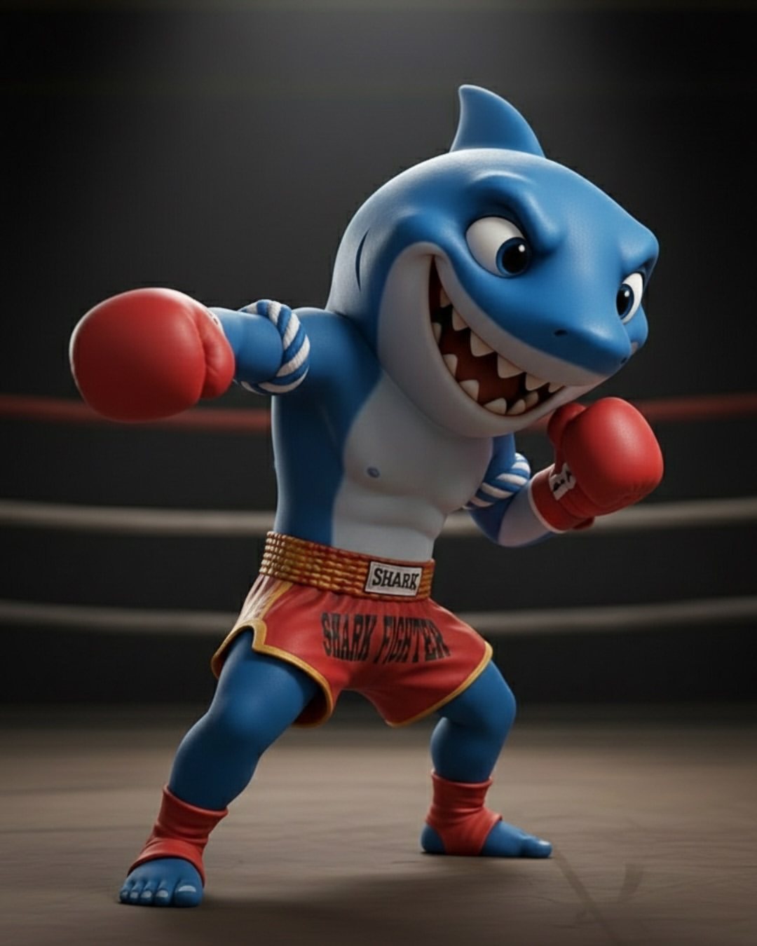 Mascote 3D - Shark Produções — lâmina 3