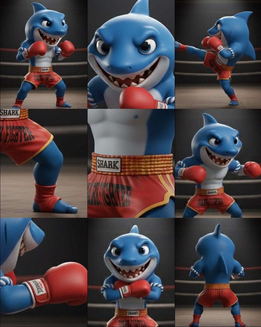 Mascote 3D - Shark Produções — lâmina 7